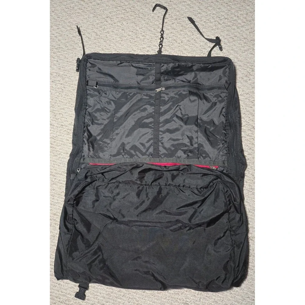 Vintage Patagonia Burrito Suiter Garmet Travel Bag Hanging Black Mesh Tri Fold